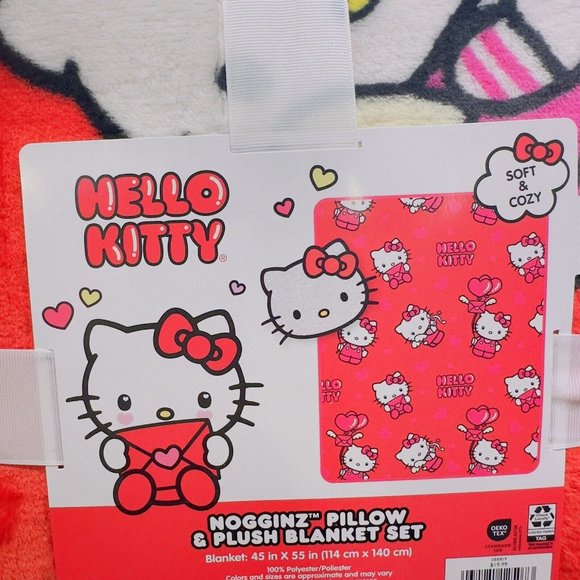 Hello Kitty VALENTINE DANCING Animated Plush & Nogginz Pillow &Plush Set - Picture 5 of 5